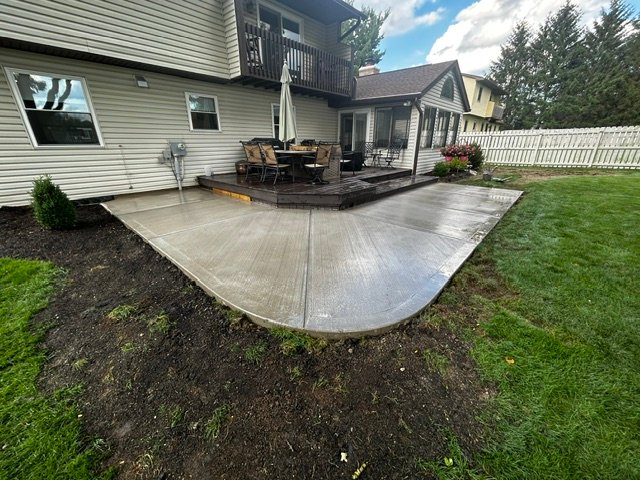 sidewalks and walkways concrete